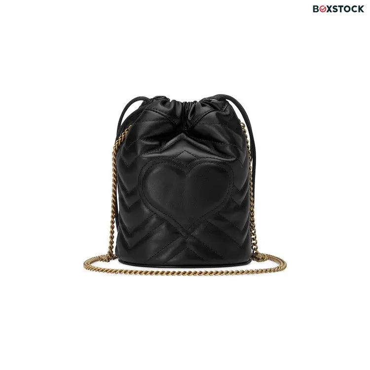 Gucci GG Marmont Mini Bucket Bag 'Black' Spring/Summer 2021