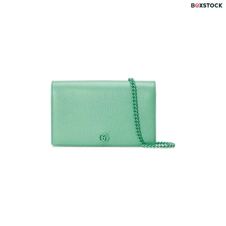Gucci GG Marmont Mini Chain Bag 'Mint Green' Fall/Winter 2022