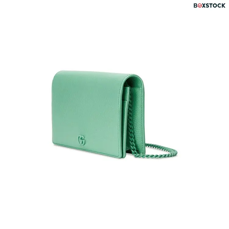 Gucci GG Marmont Mini Chain Bag 'Mint Green' Fall/Winter 2022