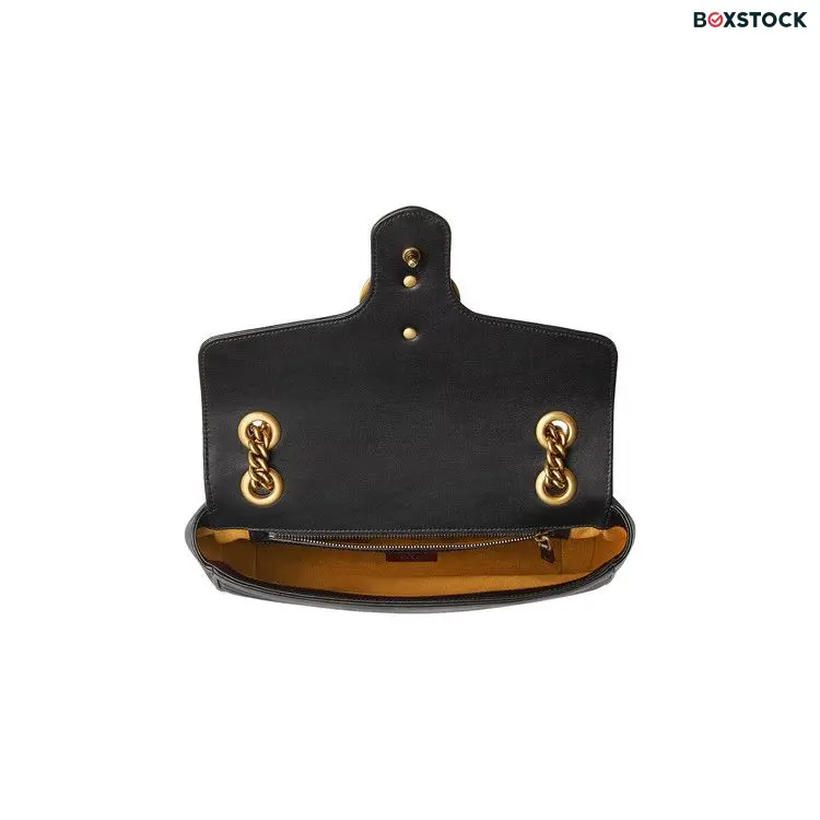 Gucci GG Marmont Small Matelassé Shoulder Bag 'Black'