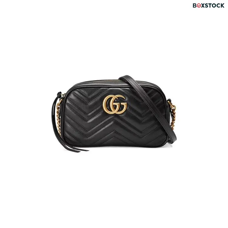 Gucci GG Marmont Small Matelassé Shoulder Bag 'Black' 447632-DTD1T-1000