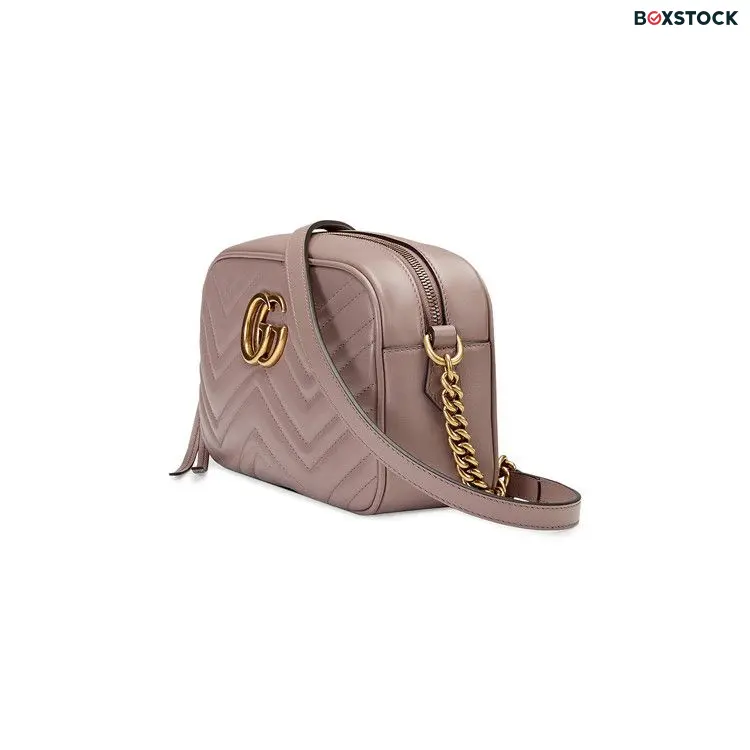 Gucci GG Marmont Small Matelassé Shoulder Bag 'Dusty Pink' Spring/Summer 2021