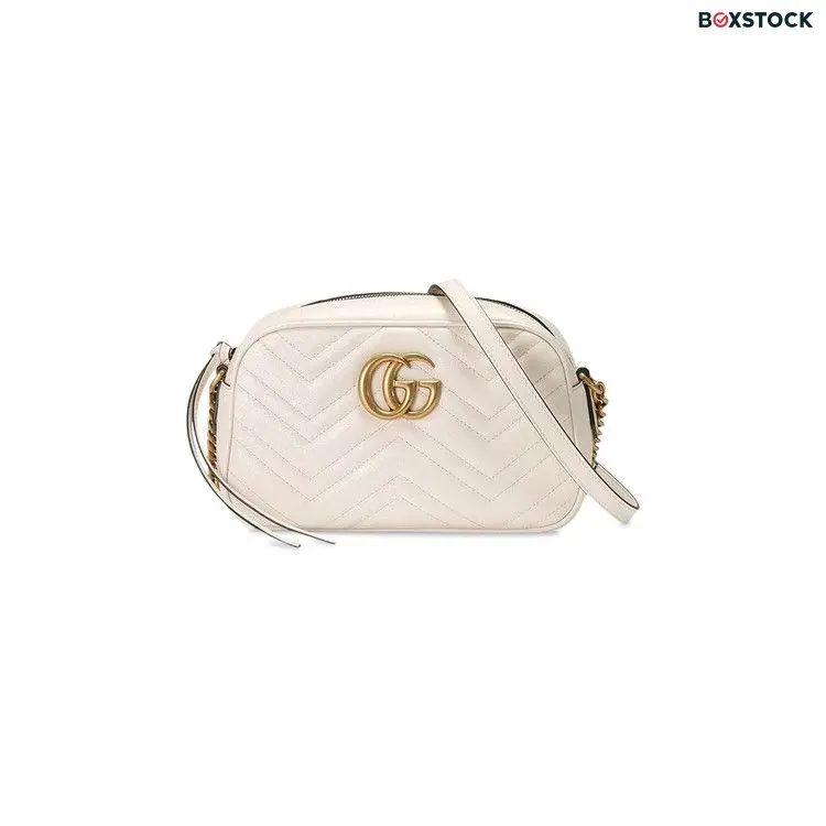 Gucci GG Marmont Small Shoulder Bag 'White' Fall/Winter 2021
