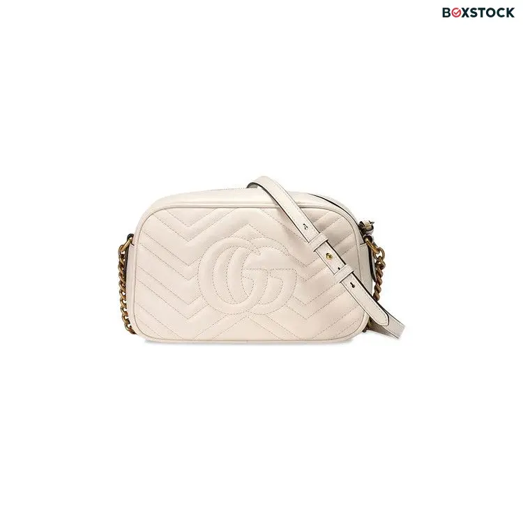 Gucci GG Marmont Small Shoulder Bag 'White' Fall/Winter 2021