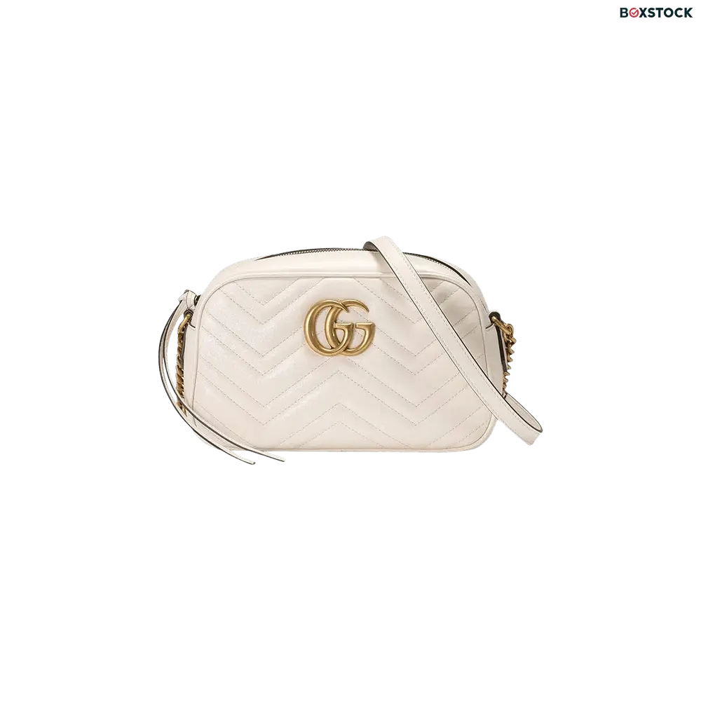 Gucci GG Marmont Small Shoulder Bag 'White' Fall/Winter 2021