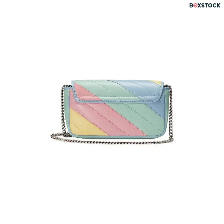 Gucci GG Marmont Super Mini Bag 'Multicolored Pastel' Multi-Color Fall/Winter 2020