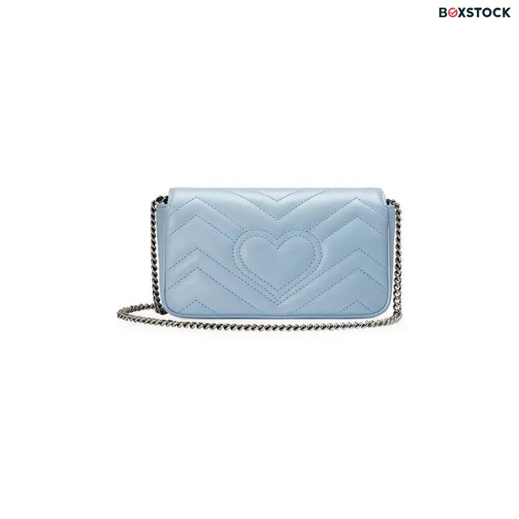 Gucci GG Marmont Super Mini Bag 'Pastel Blue' Fall/Winter 2020