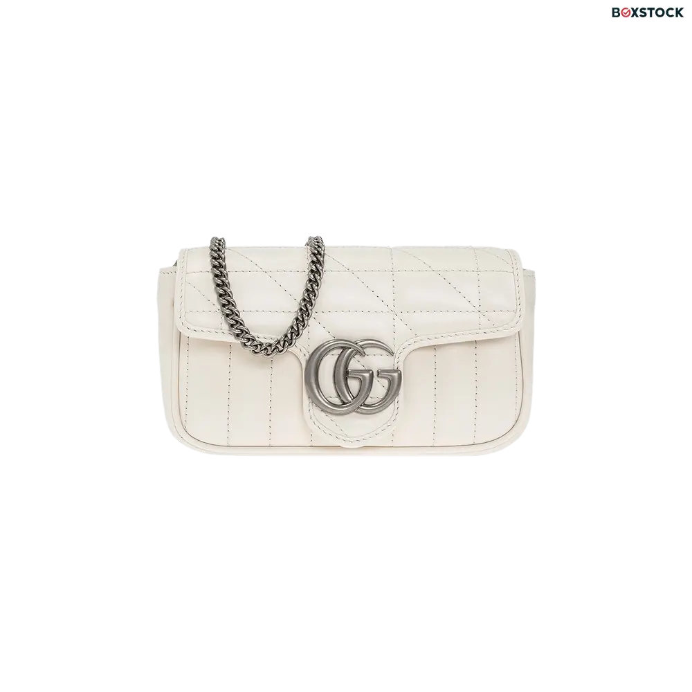 Gucci GG Marmont Super Mini Bag 'White' Spring/Summer 2022