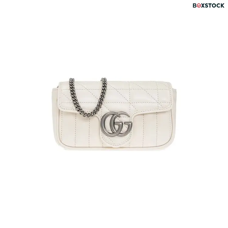 Gucci GG Marmont Super Mini Bag 'White' Spring/Summer 2022
