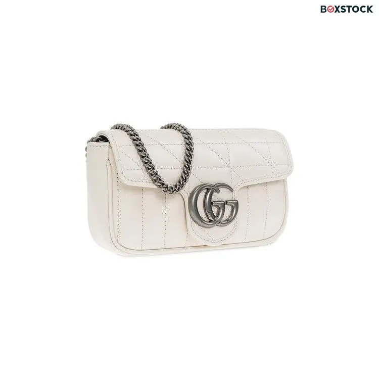 Gucci GG Marmont Super Mini Bag 'White' Spring/Summer 2022