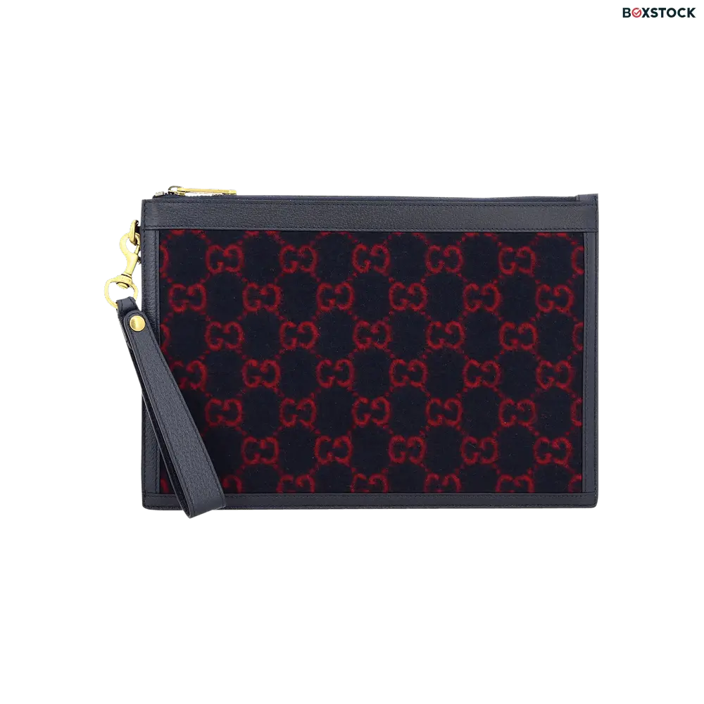 Gucci GG Supreme Wool Pouch...