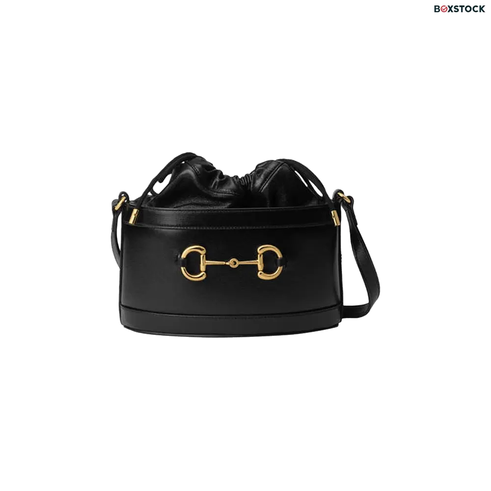 gucci Gucci Horsebit 1955 Drawstring Bucket Bag 'Black' Spring/Summer 2020