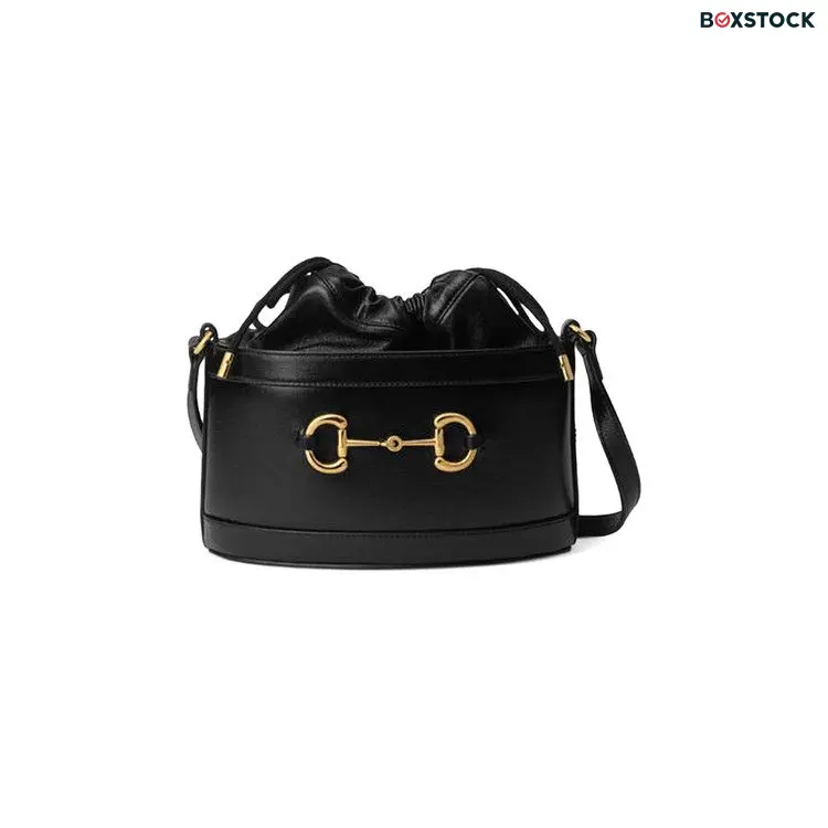 Gucci Horsebit 1955 Drawstring Bucket Bag 'Black' Spring/Summer 2020