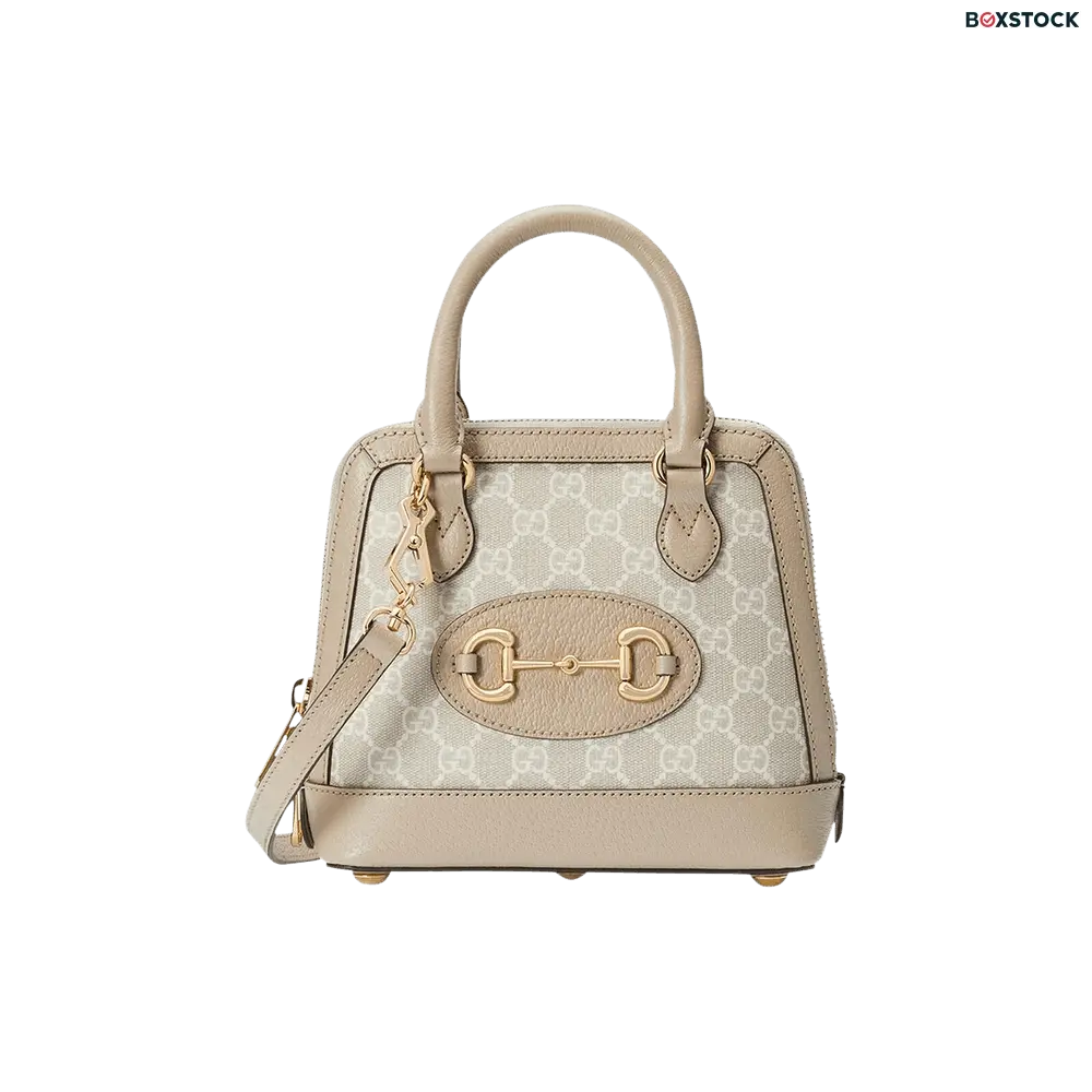 Gucci Horsebit 1955 GG Mini Bag 'Beige/White' Tan Spring/Summer 2023