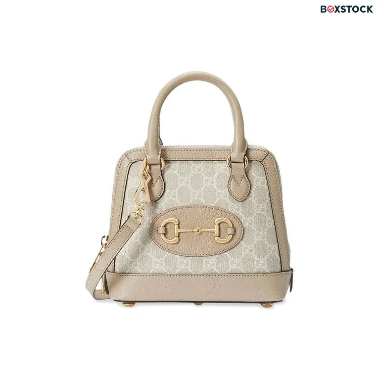 Gucci Horsebit 1955 GG Mini Bag 'Beige/White' Tan Spring/Summer 2023