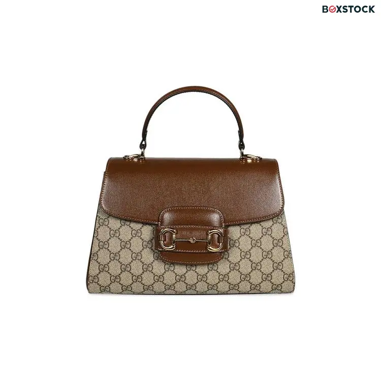 Gucci Horsebit 1955 Medium Bag 'Beige/Ebony Supreme' Brown Fall/Winter 2022