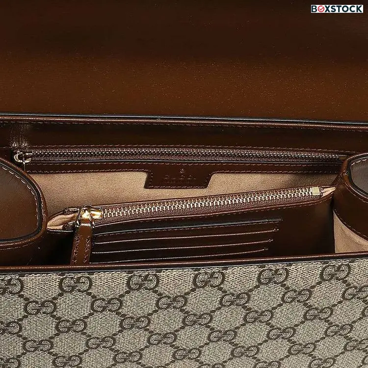 Gucci Horsebit 1955 Medium Bag 'Beige/Ebony Supreme' Brown Fall/Winter 2022