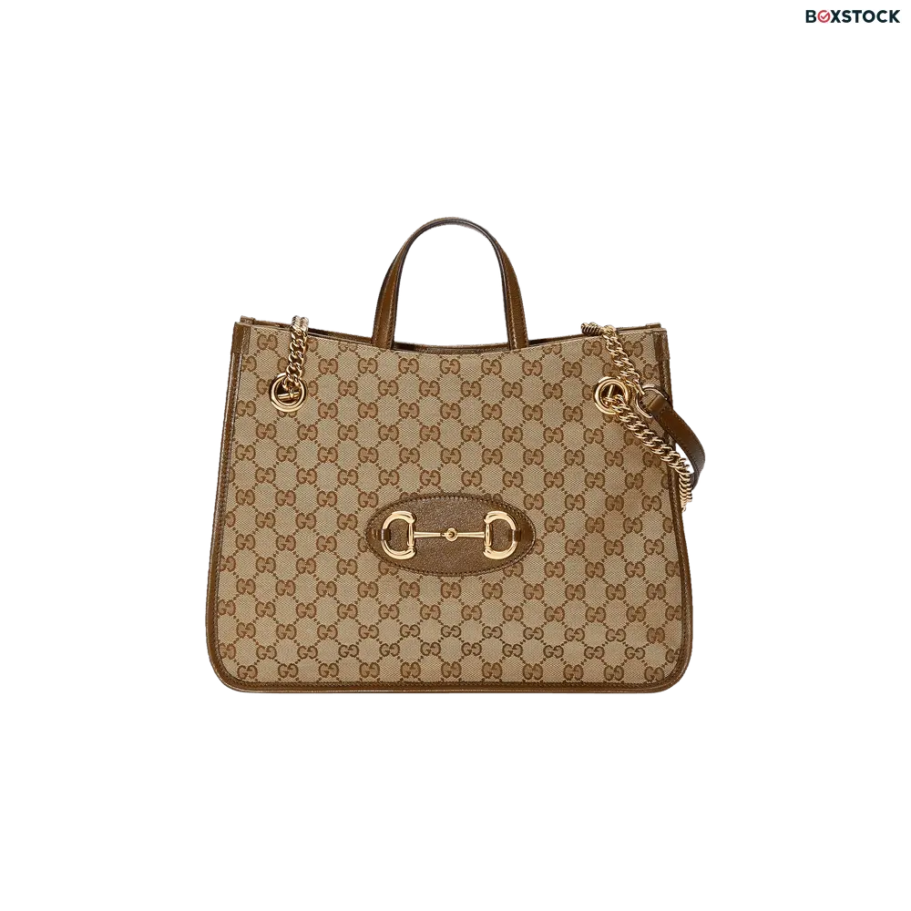 Gucci Horsebit 1955 Medium Tote Bag 'Beige' Tan Spring/Summer 2021
