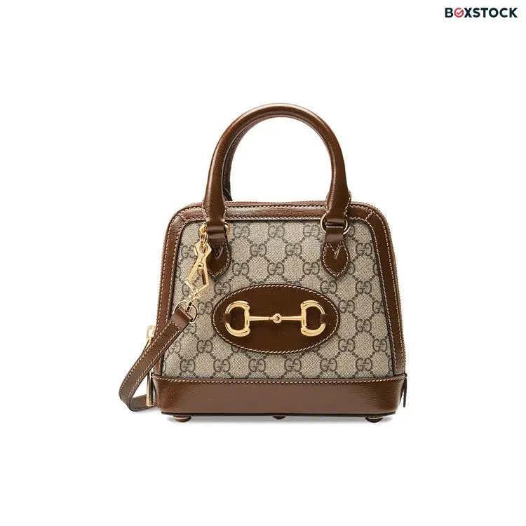 Gucci Horsebit 1955 Mini Top Handle Bag 'Beige/Ebony' Brown Spring/Summer 2022