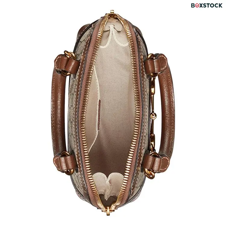 Gucci Horsebit 1955 Mini Top Handle Bag 'Beige/Ebony' Brown Spring/Summer 2022