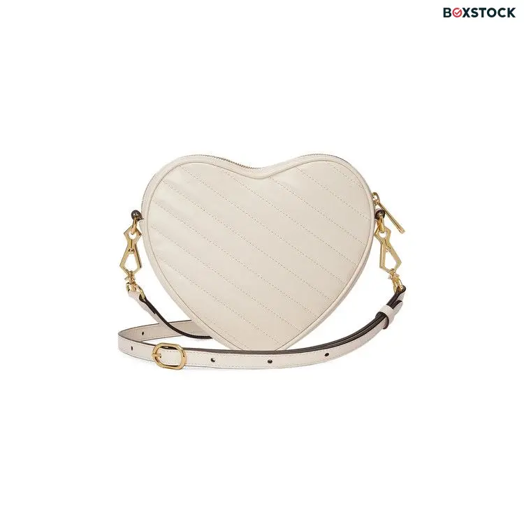 Gucci Interlocking G Mini Heart Shoulder Bag 'Mystic White' Fall/Winter 2023