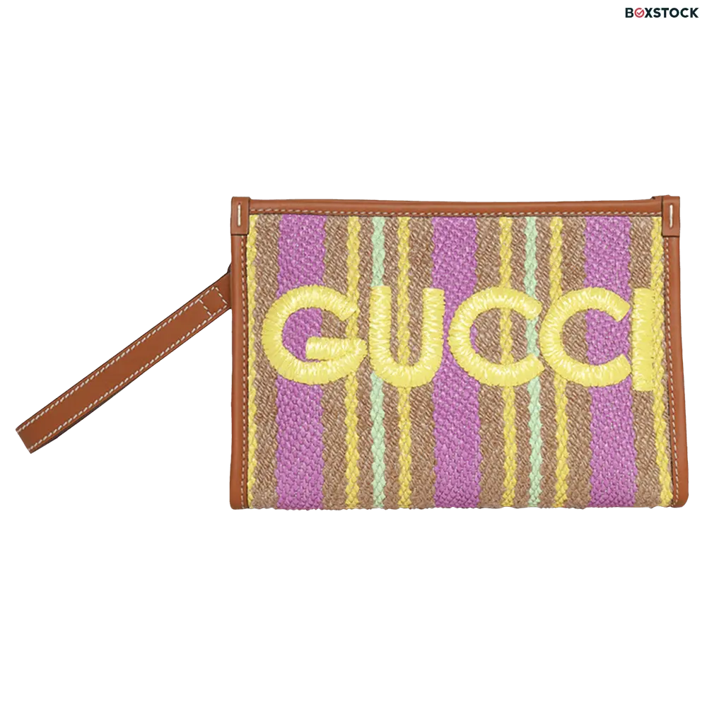 Gucci Jute Pouch 'Multicolor' Multi-Color Fall/Winter 2024