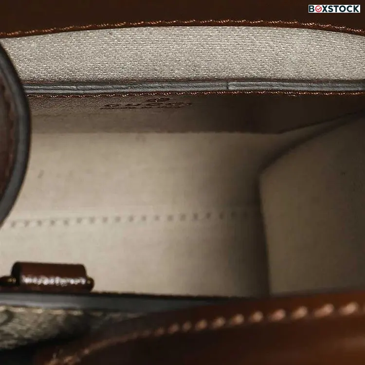 Gucci Mini Tote Bag With Interlocking G 'GG Supreme' Brown Spring/Summer 2022