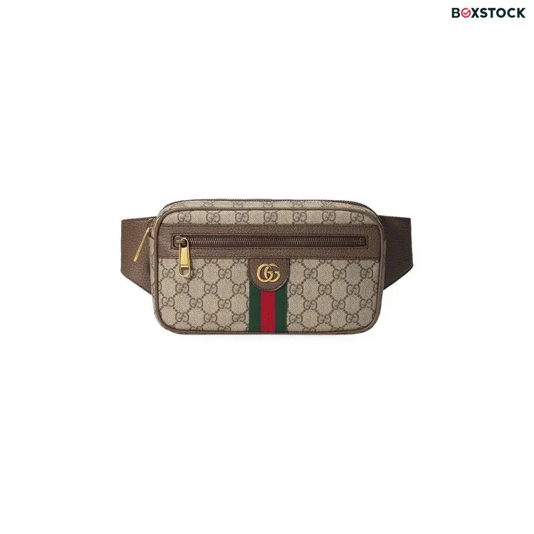 Gucci Ophidia Belt Bag 'Soft GG Supreme' Tan