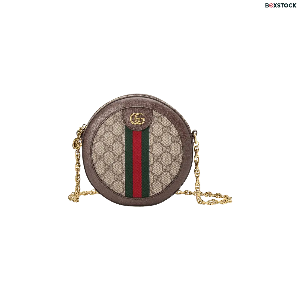 Gucci Ophidia GG Mini Round Bag 'Beige' Brown Spring/Summer 2020