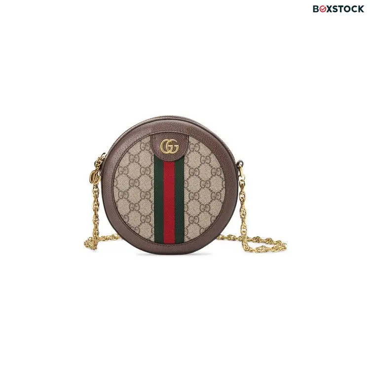 Gucci Ophidia GG Mini Round Bag 'Beige' Brown Spring/Summer 2020