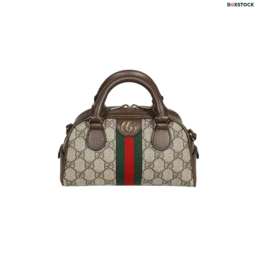Gucci Ophidia GG Mini Top Handle Bag 'Beige/Ebony Supreme' Tan Spring/Summer 2023