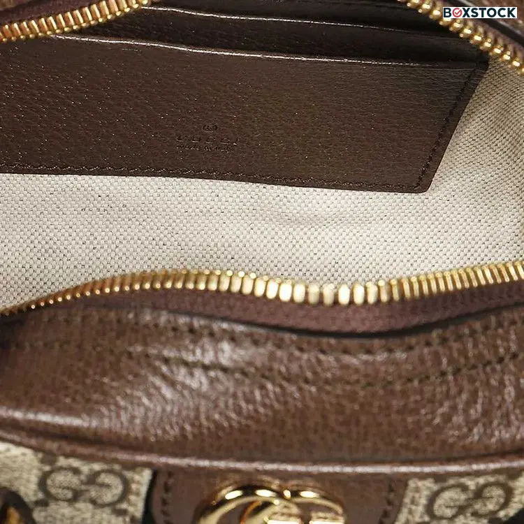 Gucci Ophidia GG Mini Top Handle Bag 'Beige/Ebony Supreme' Tan Spring/Summer 2023