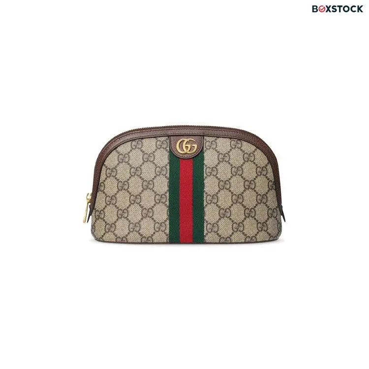 Gucci Ophidia Large Cosmetic Case 'Beige/Ebony' Tan Spring/Summer 2021