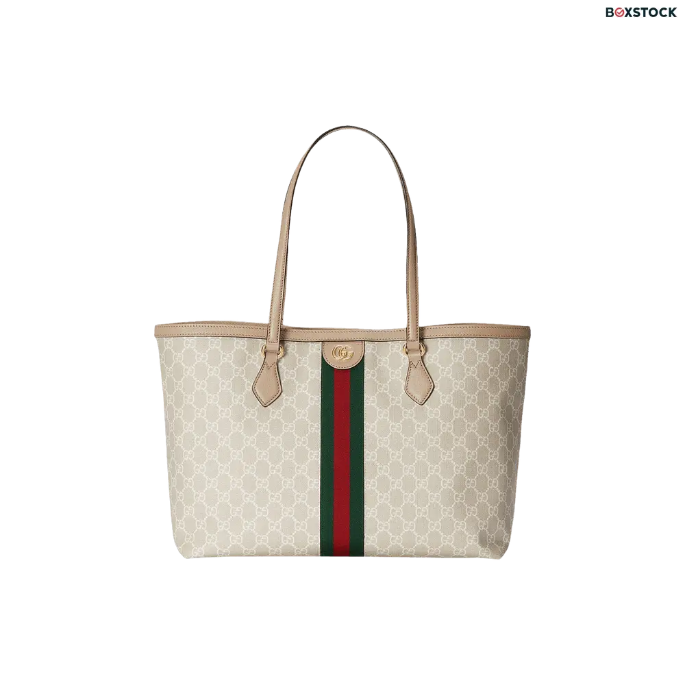 Gucci Ophidia Medium GG Tote 'Beige/White' Cream Fall/Winter 2022