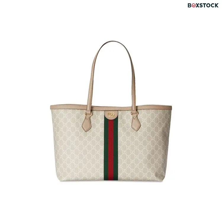 Gucci Ophidia Medium GG Tote 'Beige/White' Cream Fall/Winter 2022