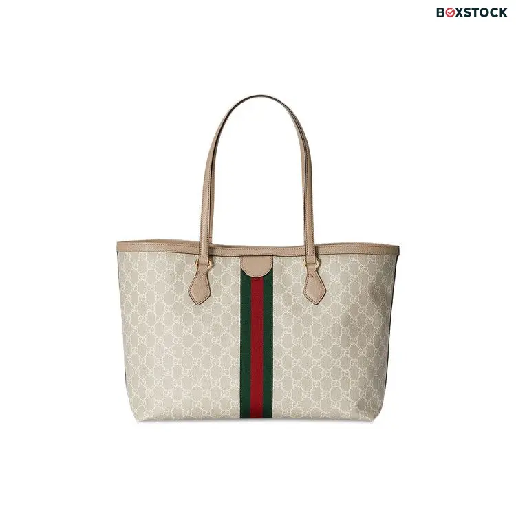 Gucci Ophidia Medium GG Tote 'Beige/White' Cream Fall/Winter 2022
