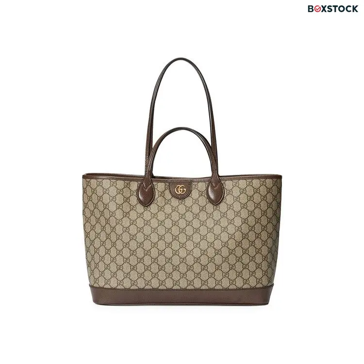 Gucci Ophidia Medium Tote Bag 'Beige/Ebony' Brown Fall/Winter 2023