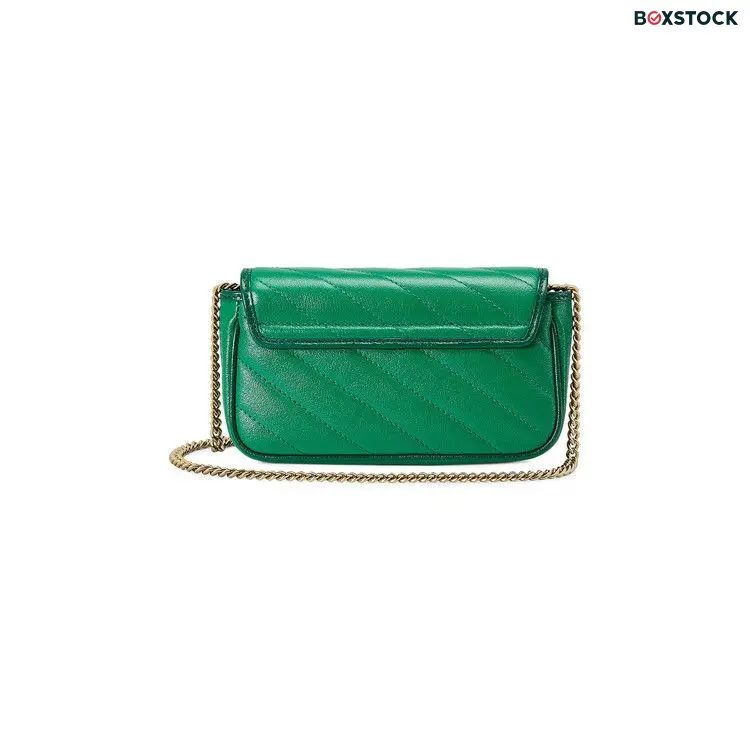 Gucci Super Mini Bag 'Green' Red Fall/Winter 2021