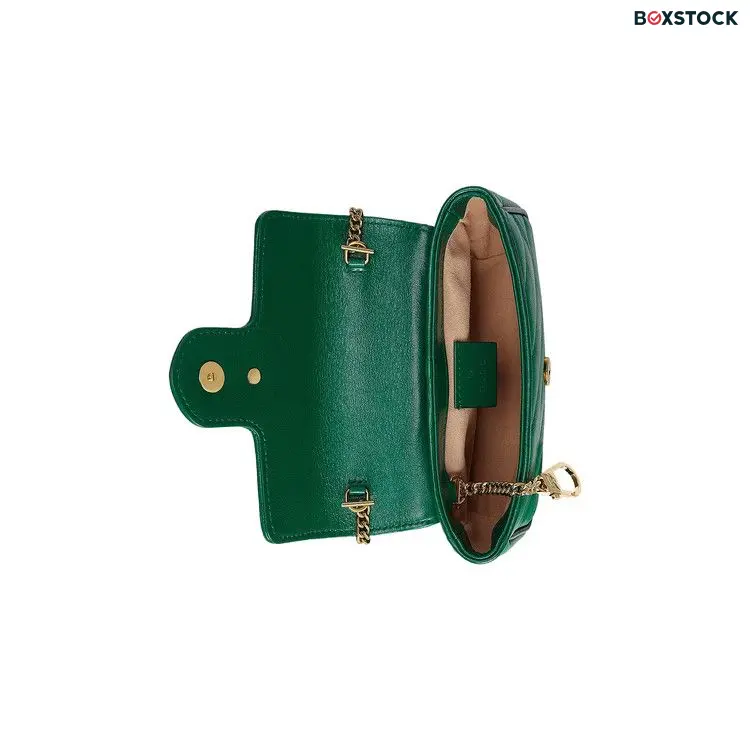 Gucci Super Mini Bag 'Green' Red Fall/Winter 2021