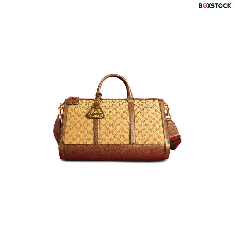 Gucci x Palace Triferg Canvas GG-P Duffle Bag With Embossing 'Beige/Ebony' Tan Fall/Winter 2022