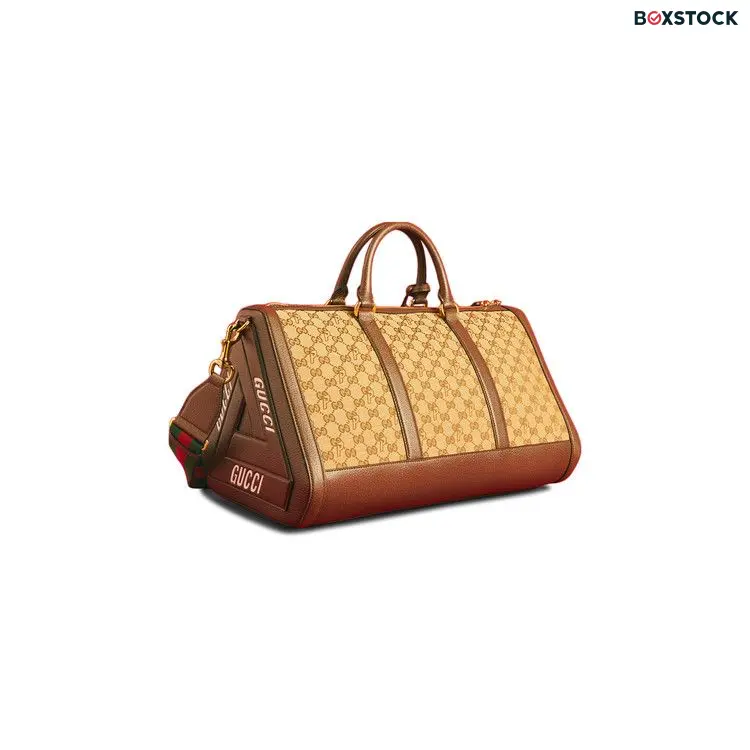 Gucci x Palace Triferg Canvas GG-P Duffle Bag With Embossing 'Beige/Ebony' Tan Fall/Winter 2022