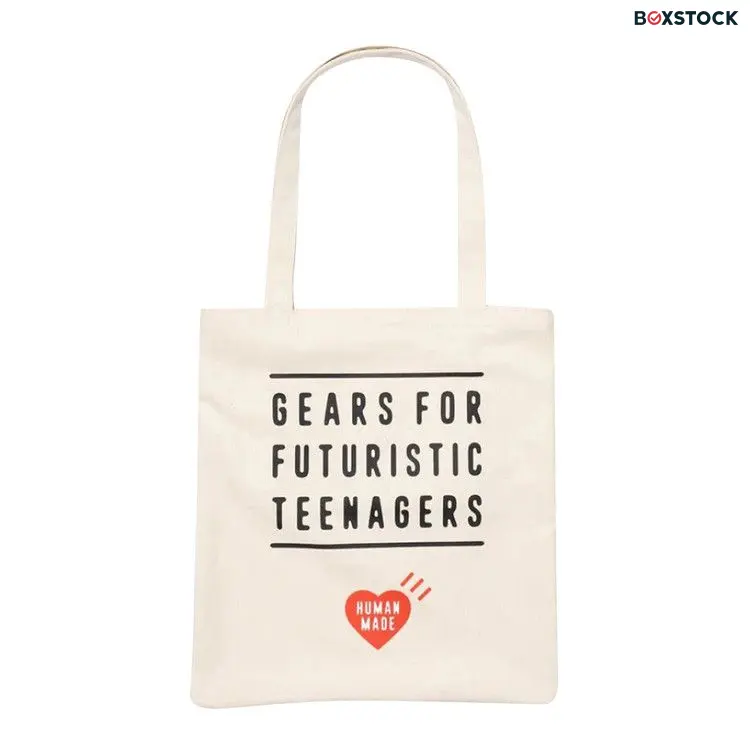 Human Made Book Tote Bag 'White' Fall/Winter 2023