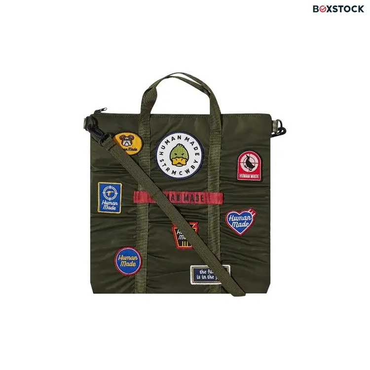 Human Made Helmet Bag 'Olive' Green Spring/Summer 2022