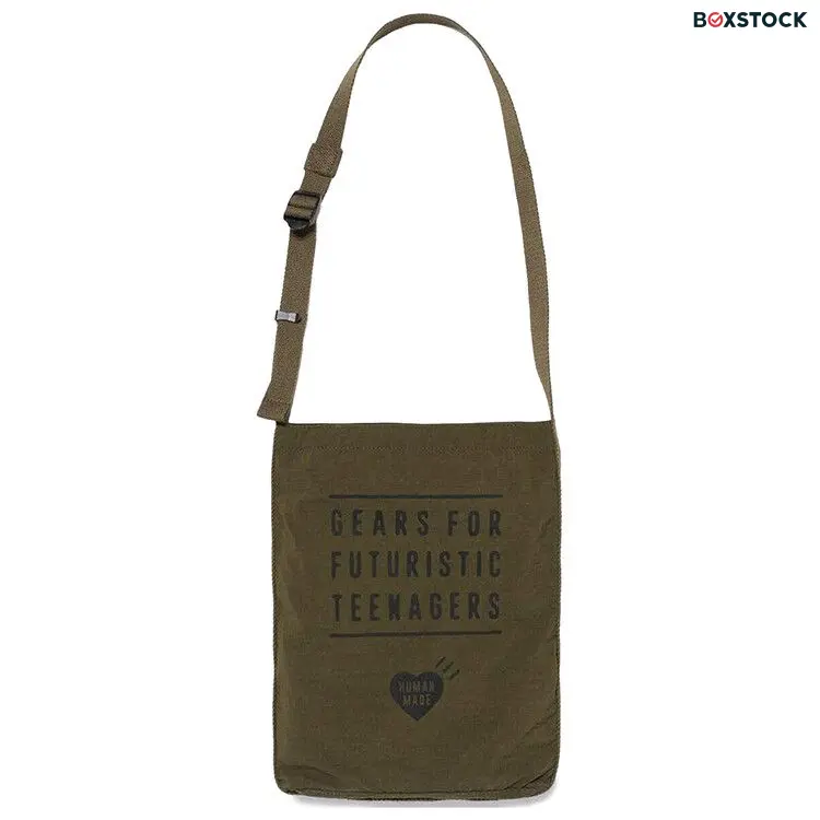 Human Made Military Shoulder Bag 'Olive Drab' Green Spring/Summer 2024