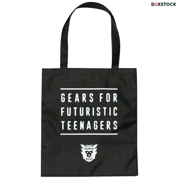 Human Made Nylon Ripstop Heart Tote Bag 'Black' Fall/Winter 2022