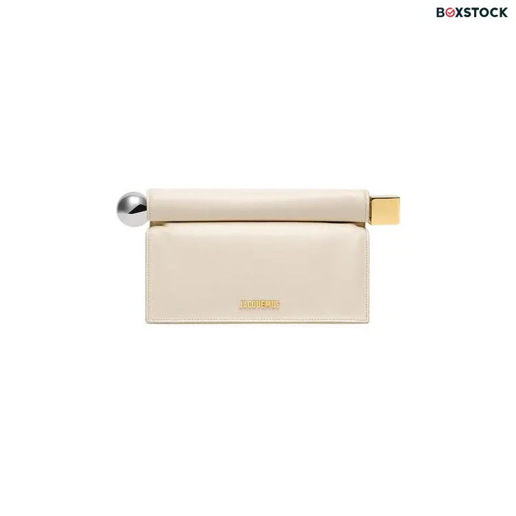 Jacquemus La Pochette Rond Carre 'Light Ivory' Cream Spring/Summer 2024