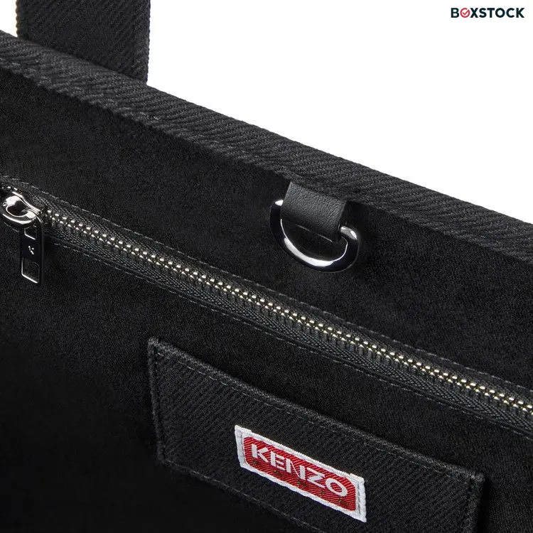 Kenzo Large Tote Bag 'Black' Spring/Summer 2024