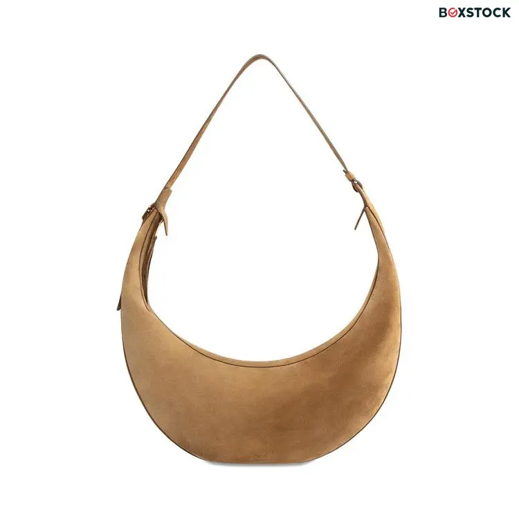 Khaite Augustina Hobo Bag 'Mud' Brown