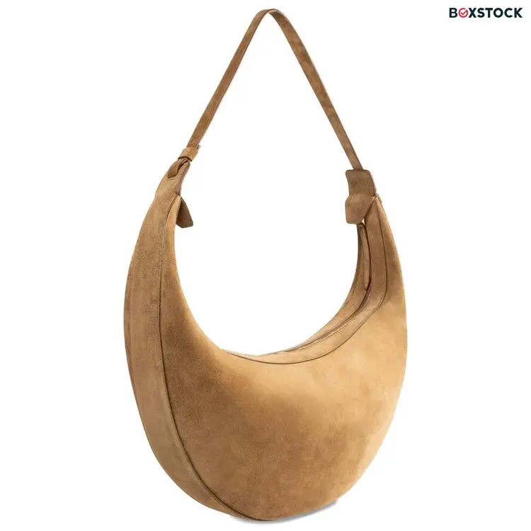 Khaite Augustina Hobo Bag 'Mud' Brown