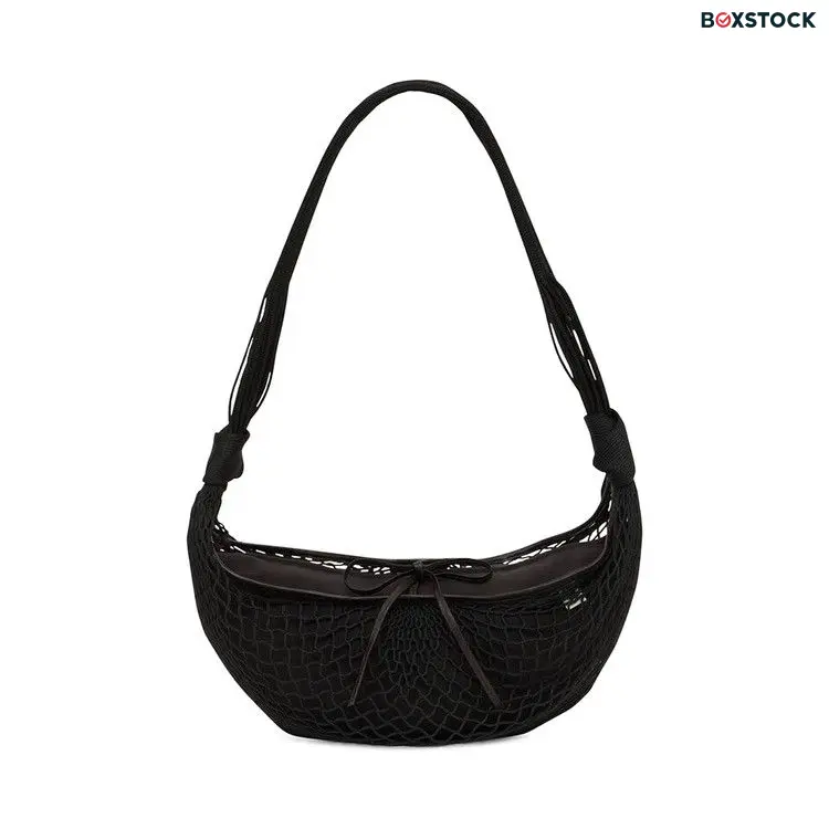 Lemaire Croissant Filt Bag 'Black' Fall/Winter 2024